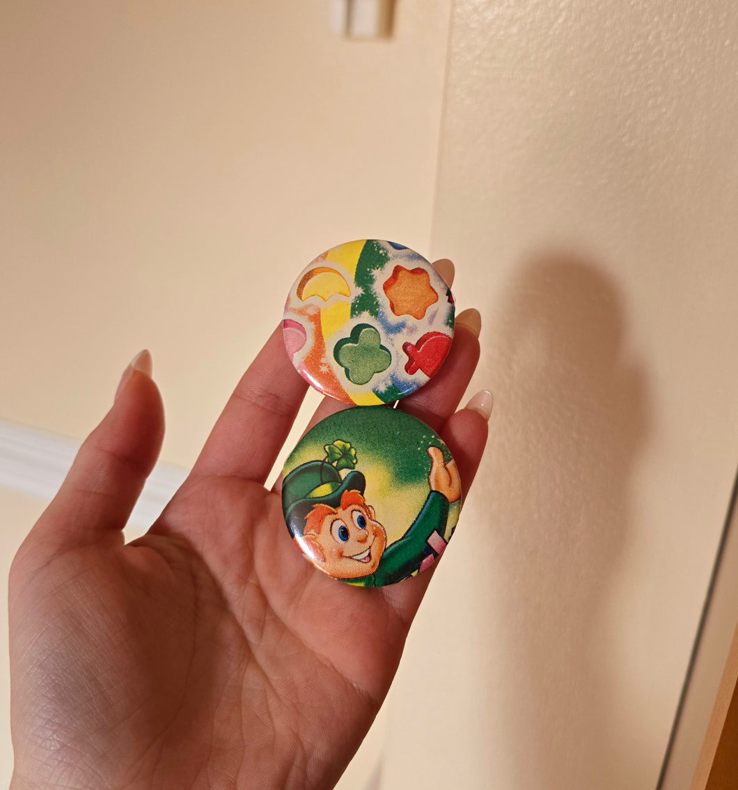 Cereal Button Pin Set