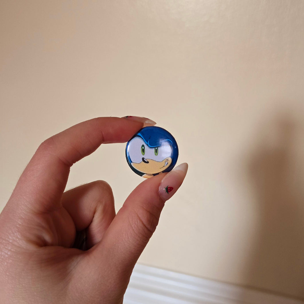 Sonic Button Pin
