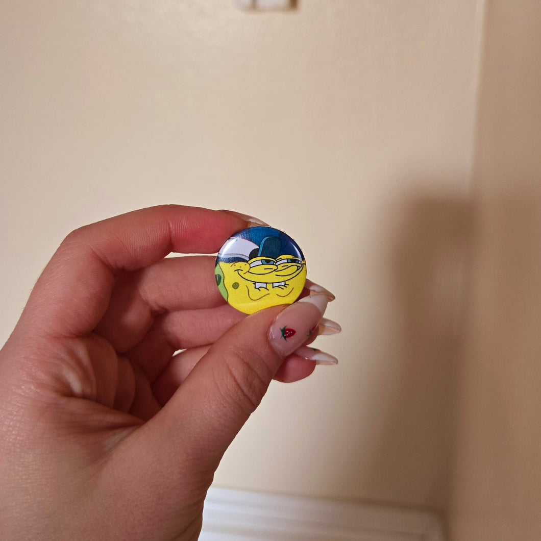 Sponge Button Pin