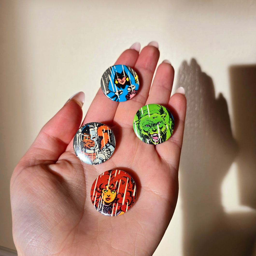 Teen Button Pins