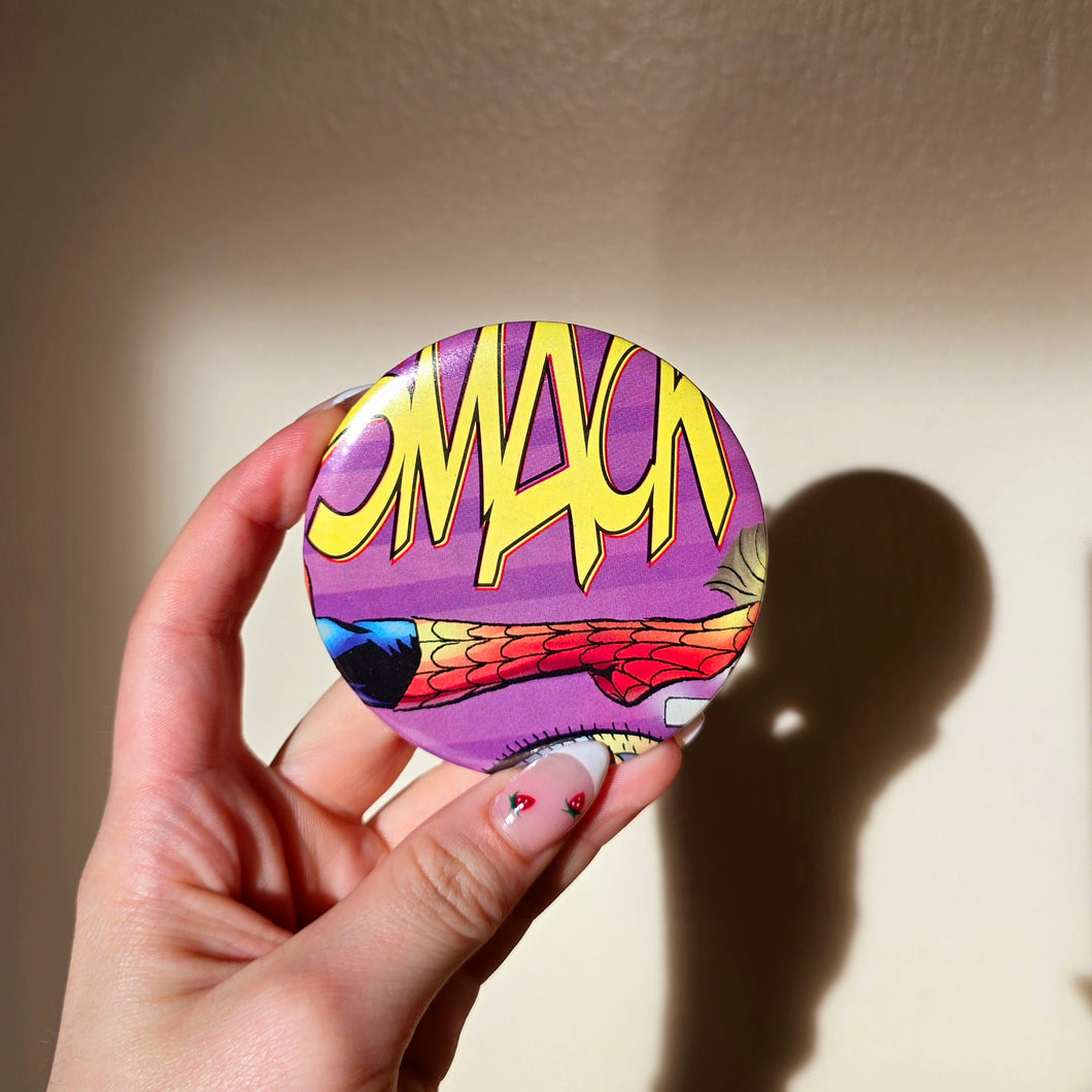 Comic Button Pin