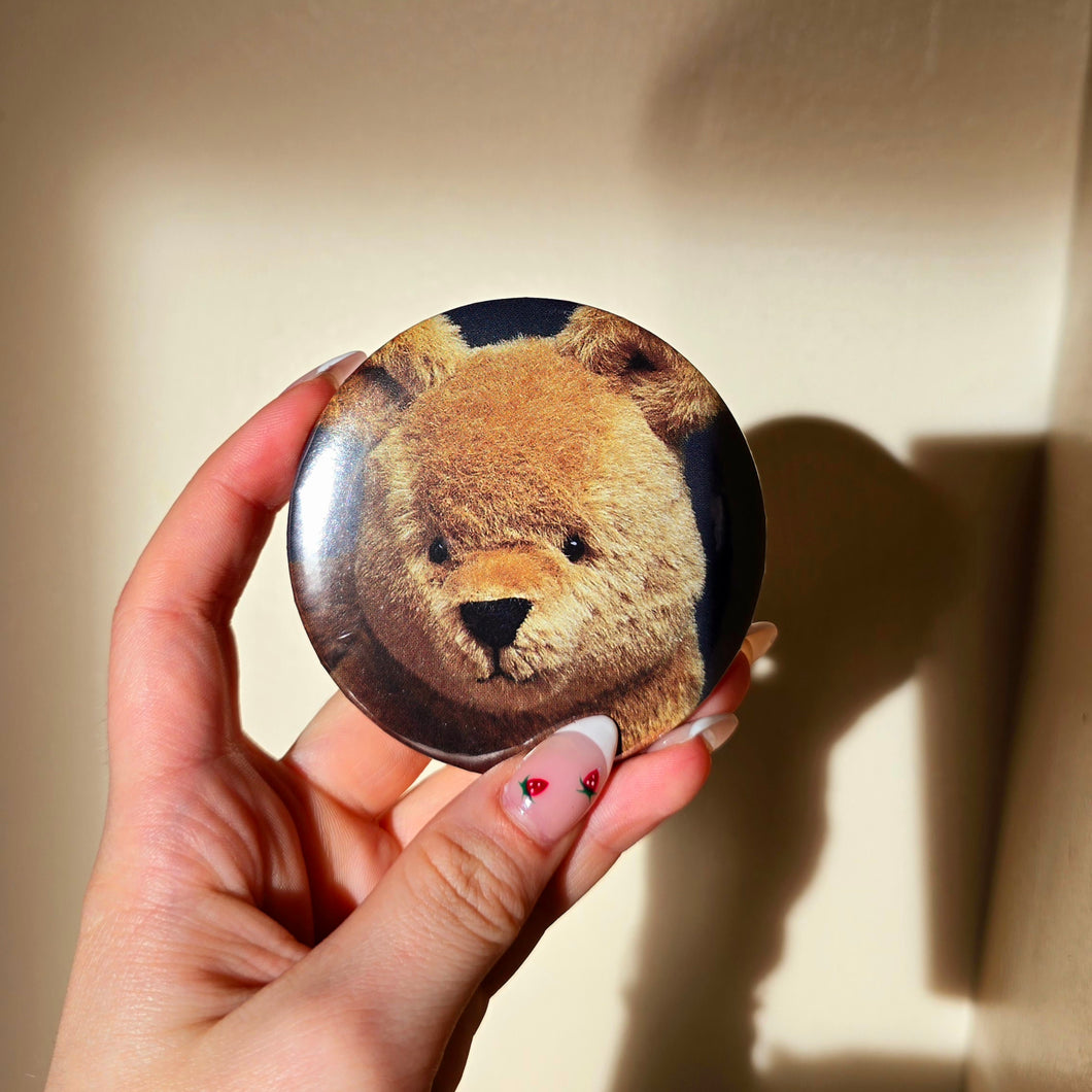 Teddy Bear Button Pin