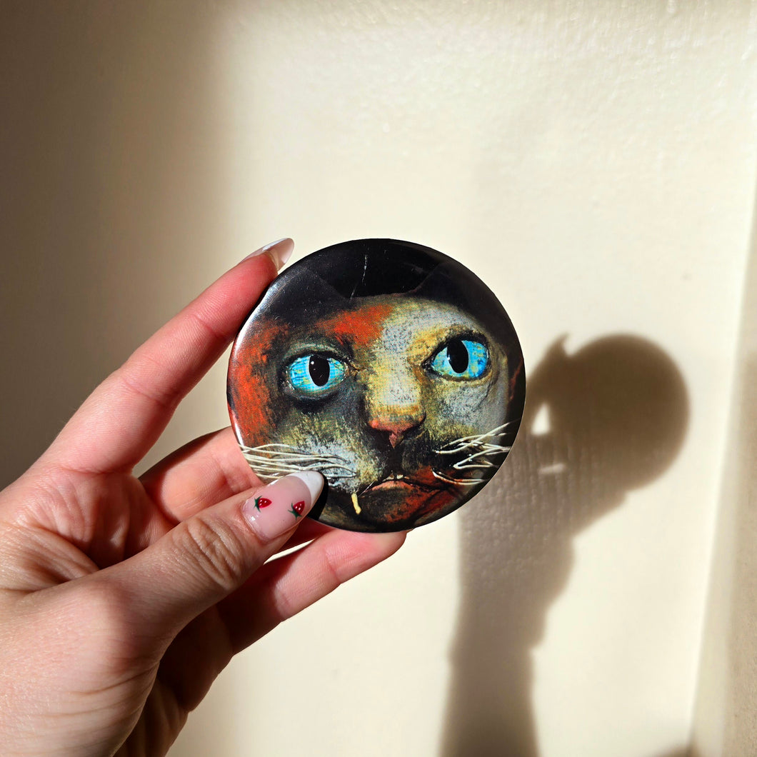 Cat Button Pin