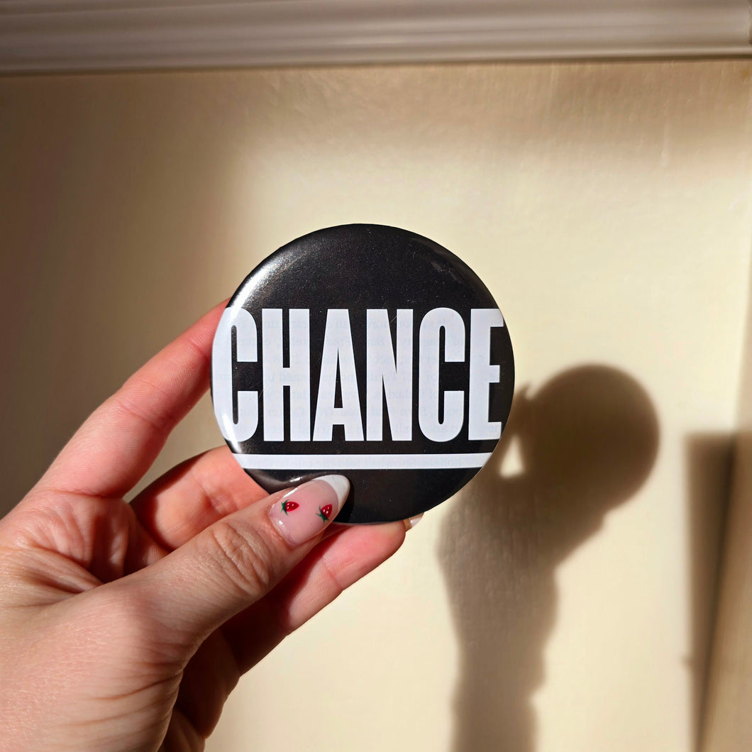 Chance Button Pin