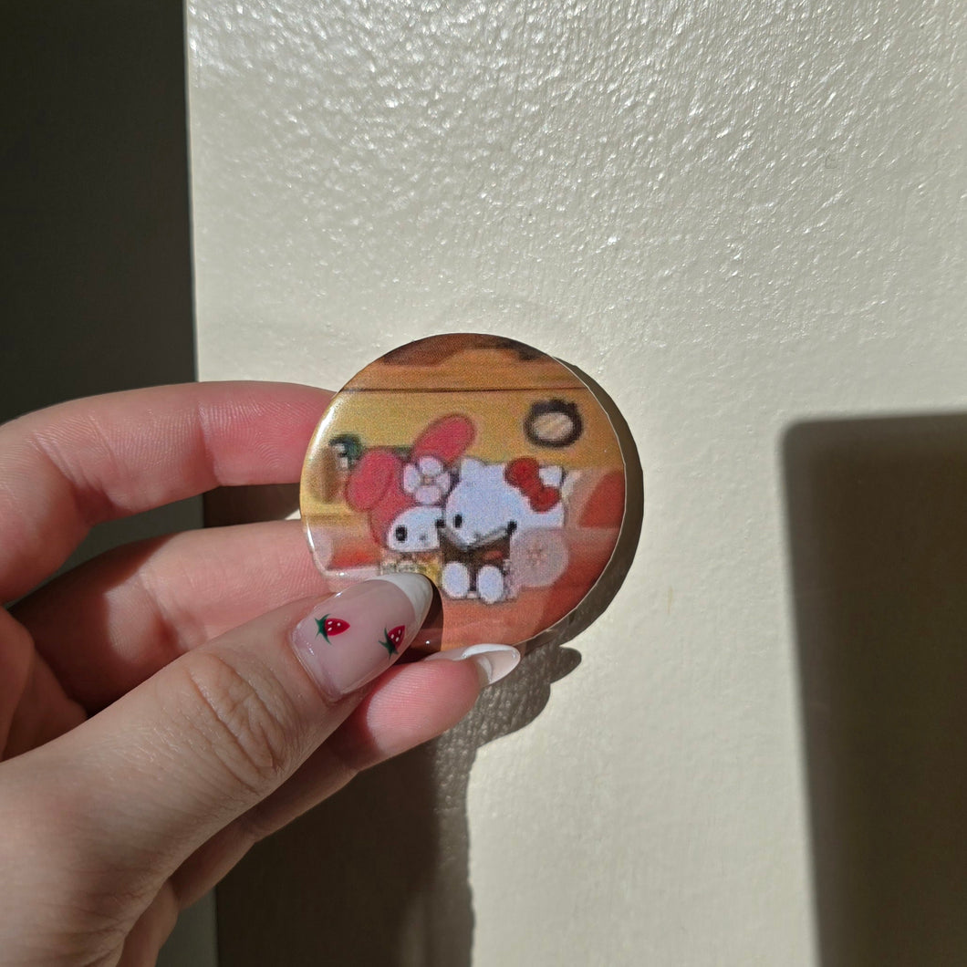 Furry Tale Theater Button Pin
