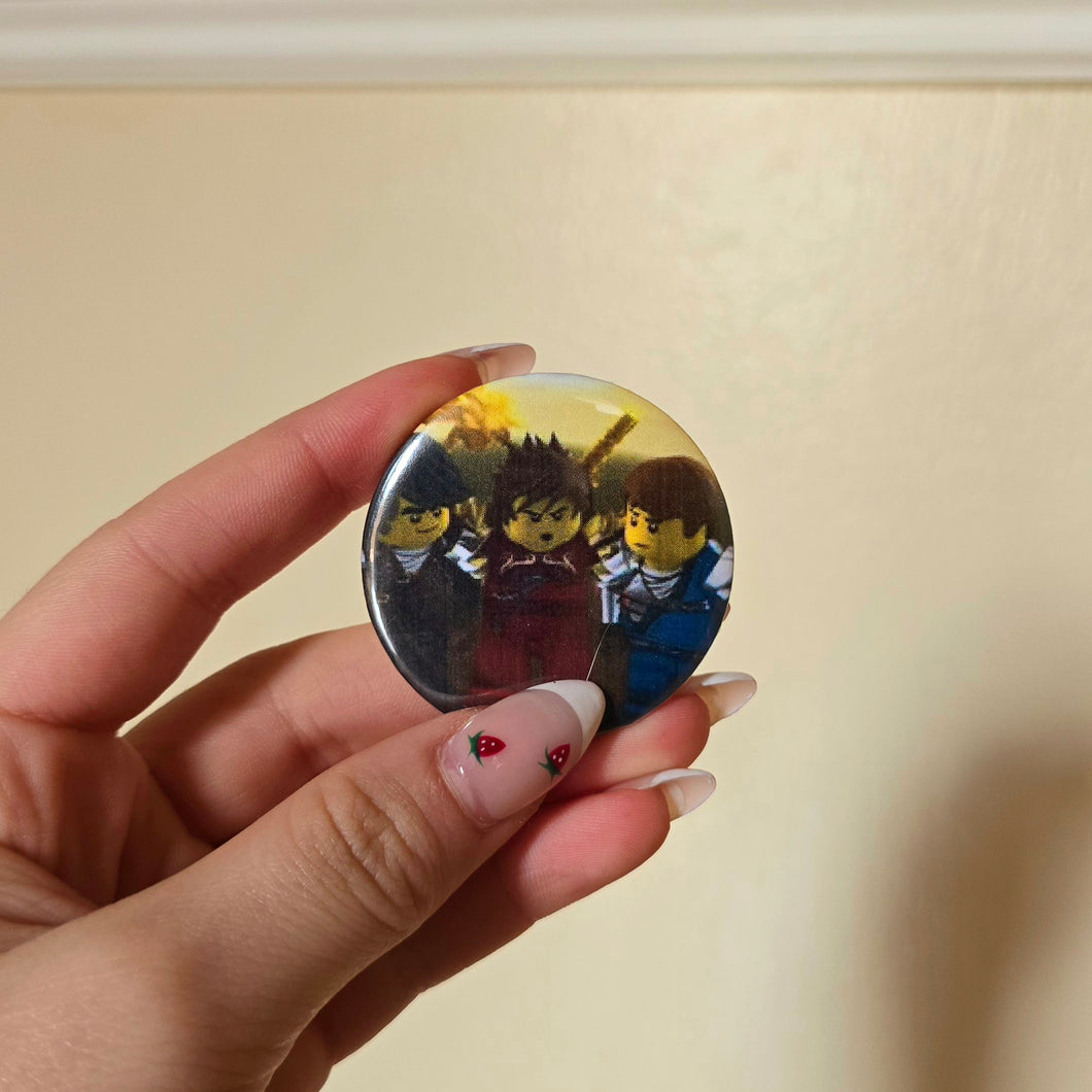 Ninjago Button Pin