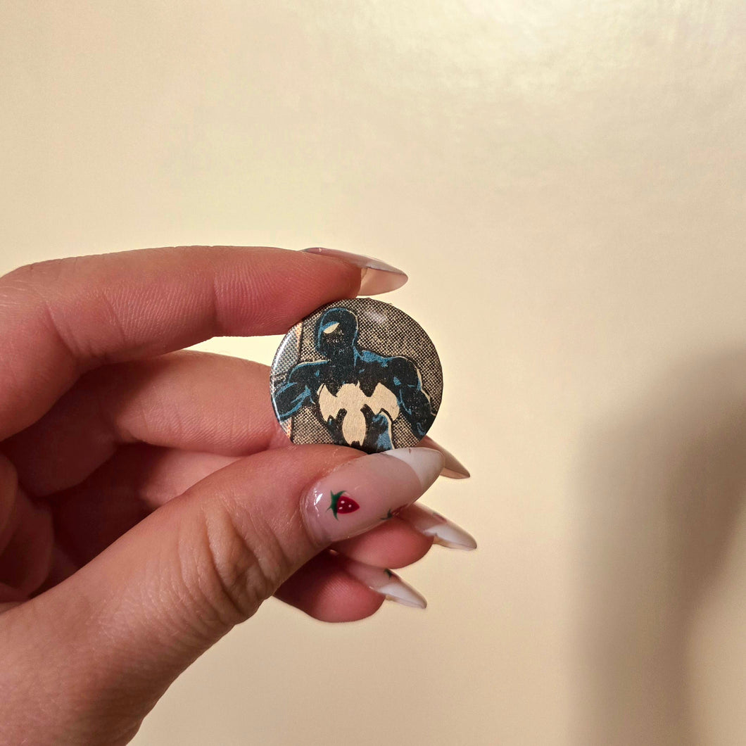 Superhero Button Pin