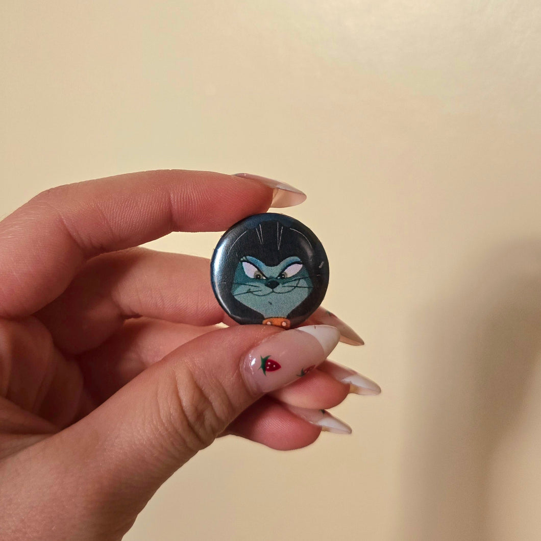 Catnip Button Pin