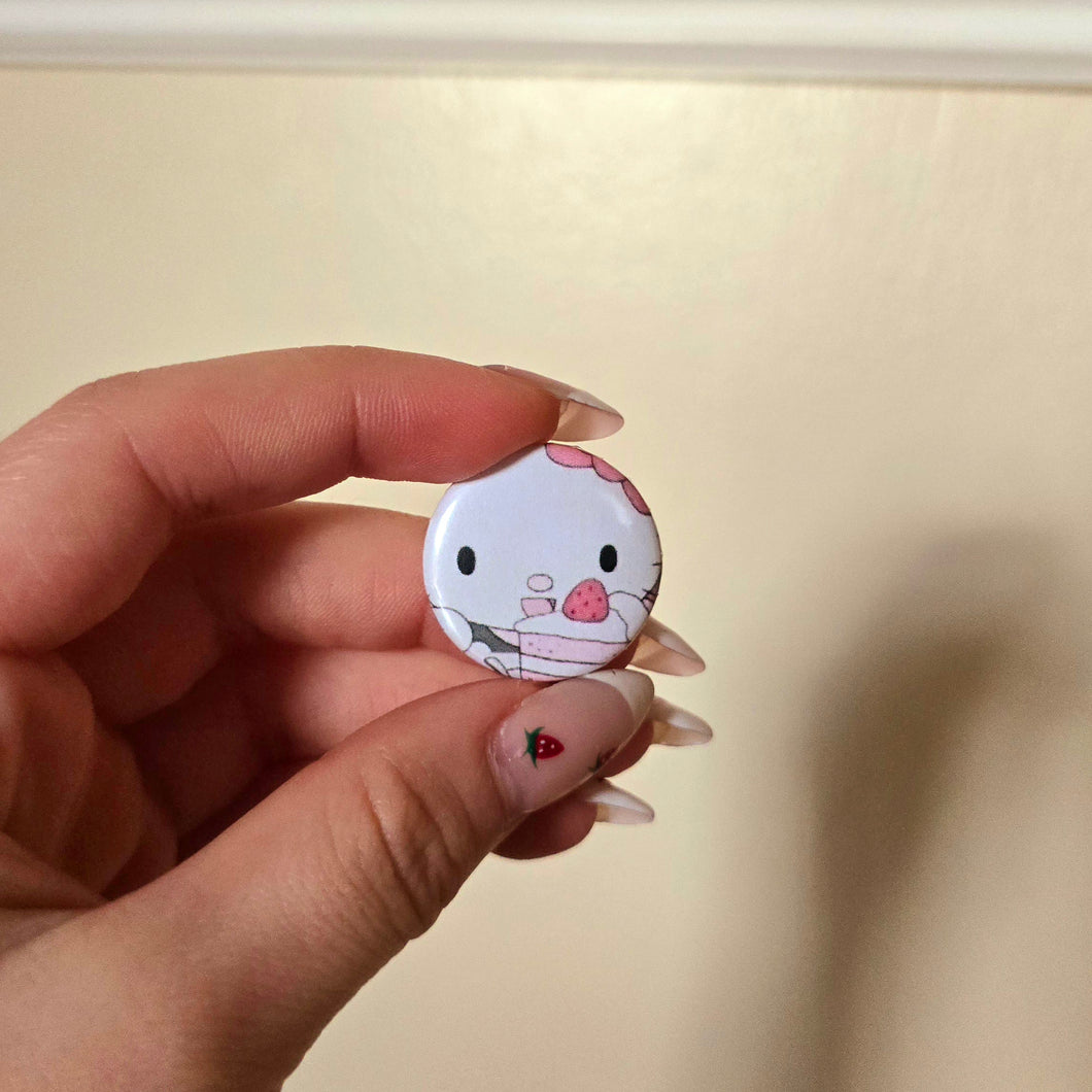 Hello Kitty Button Pin
