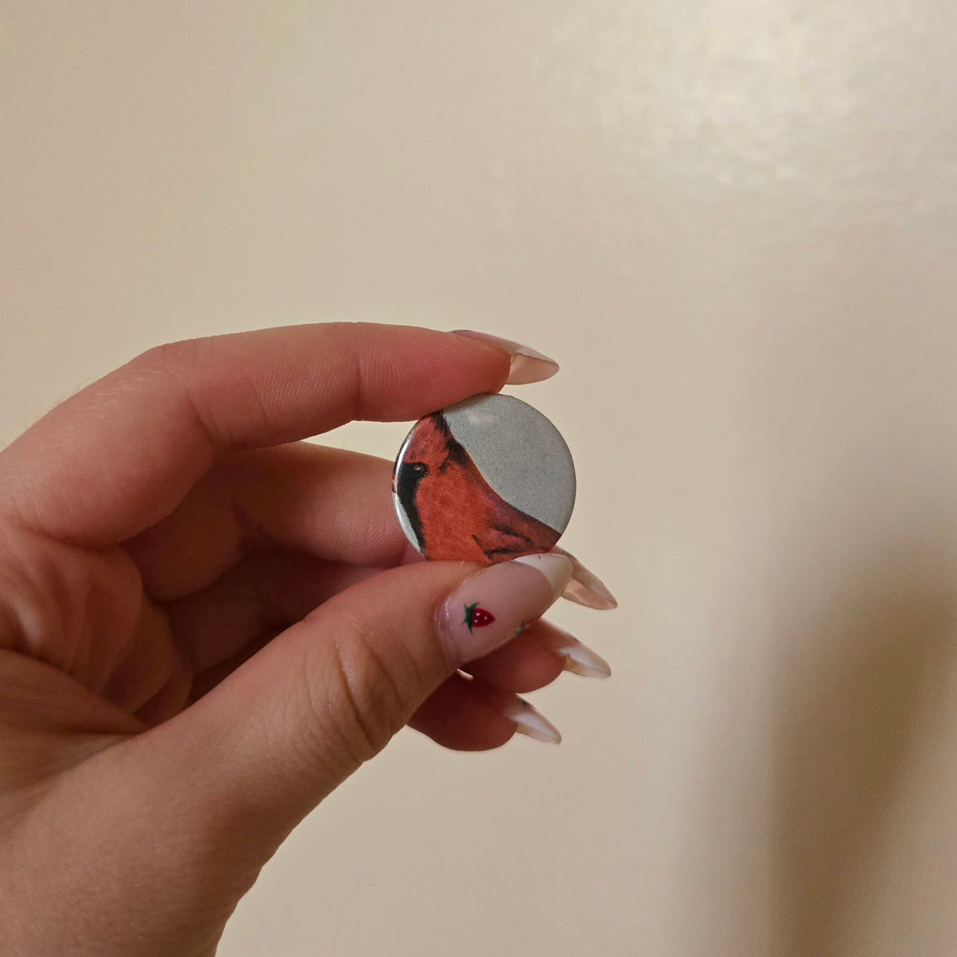 Bird Button Pin