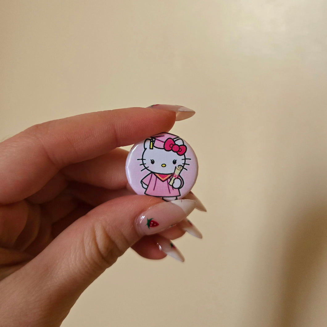 Graduate Button Pin