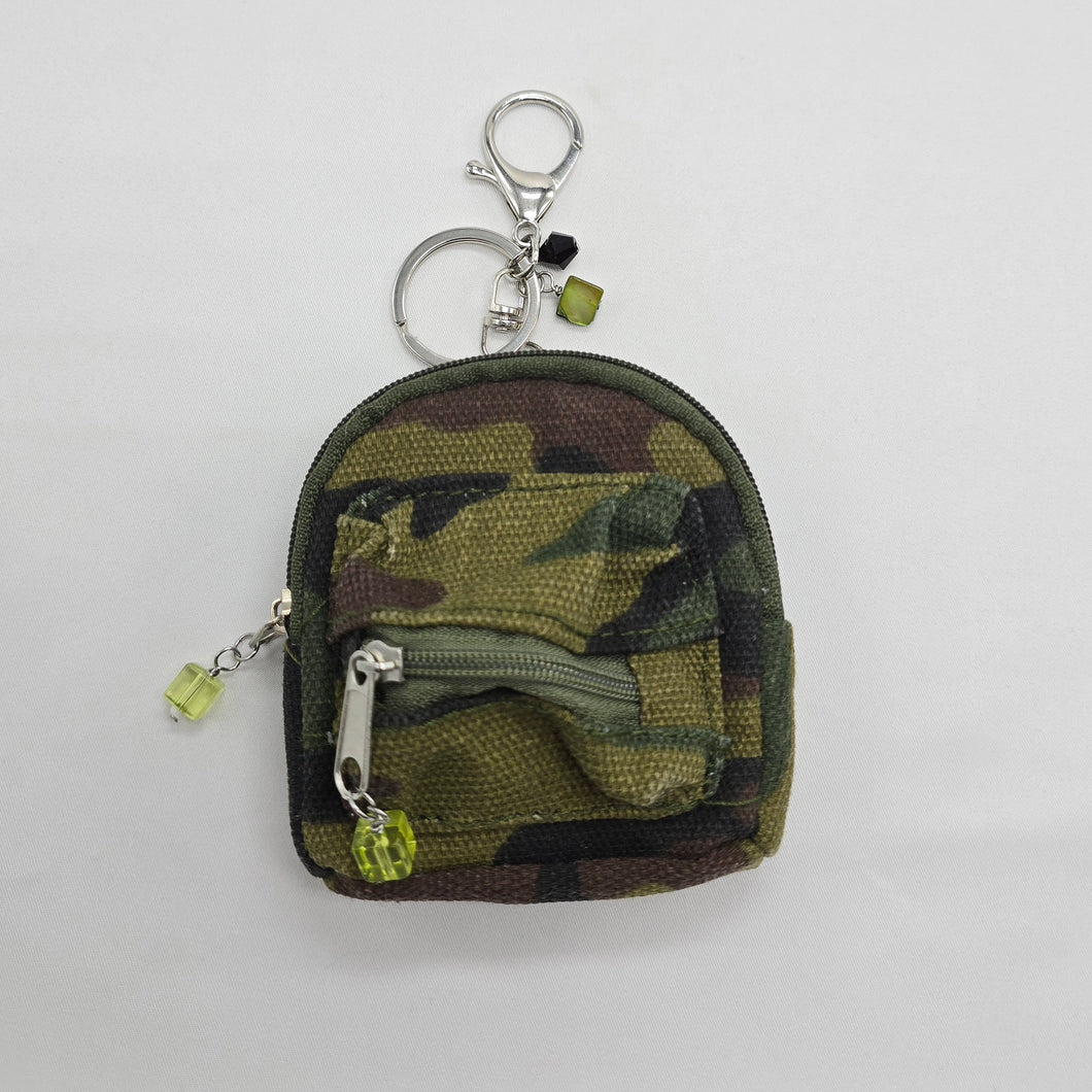 Camo Backpack Keychain