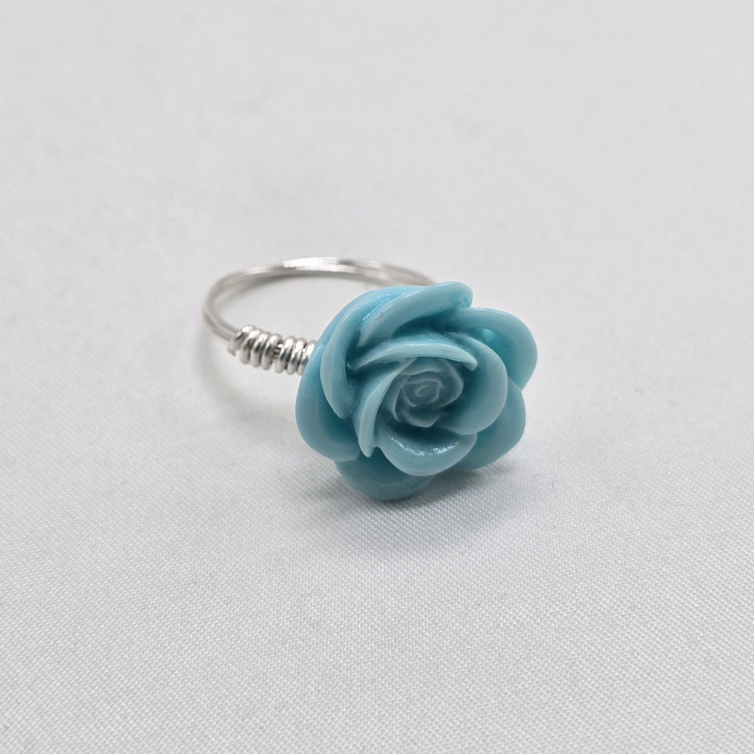 Button Rose Ring