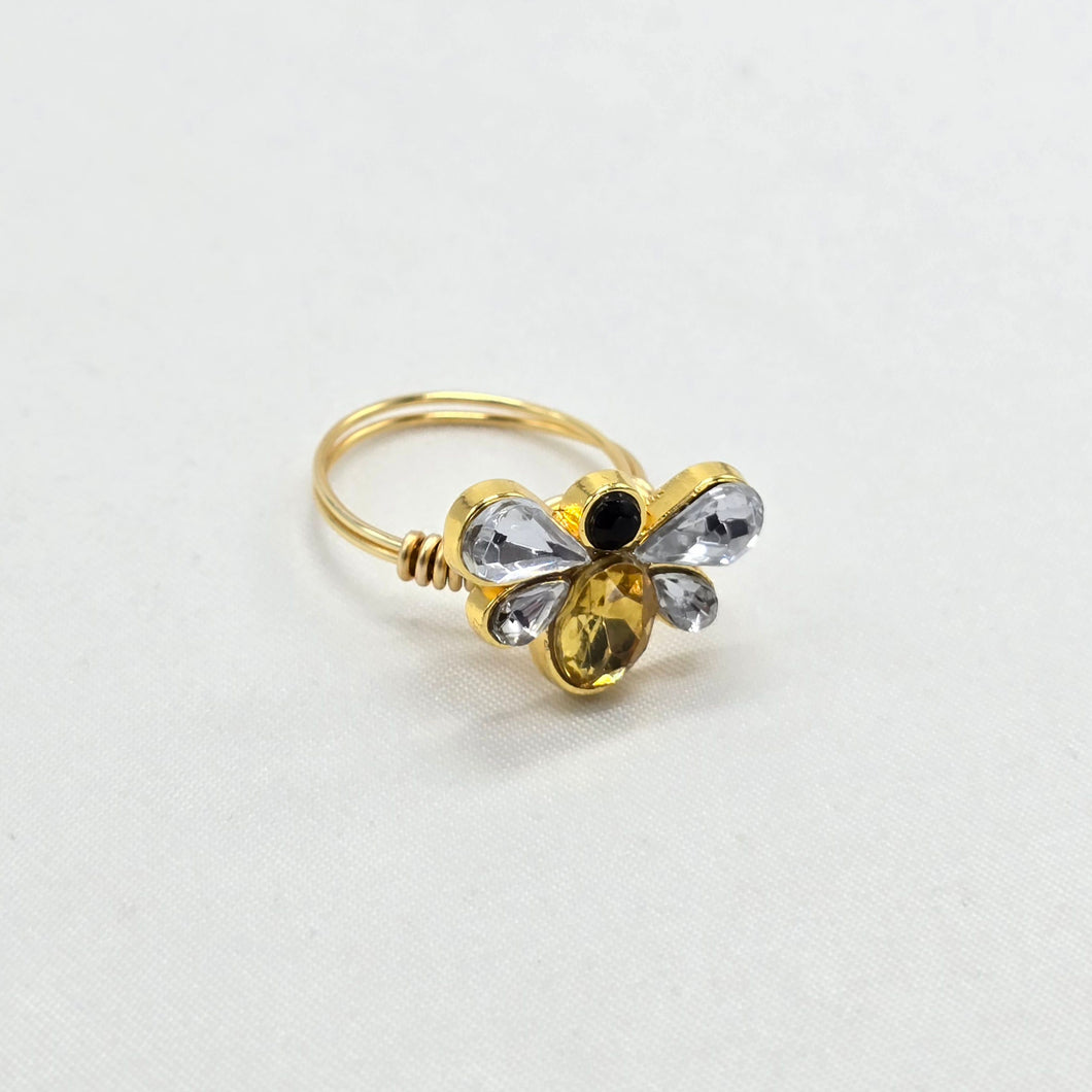 Button Bee Ring