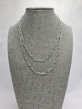 Load image into Gallery viewer, Stainless Steel Paper Clip Chain Necklace
