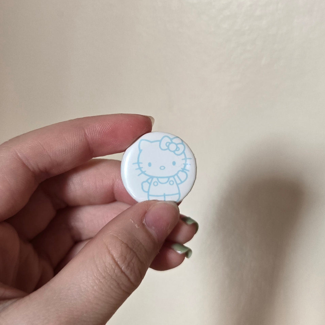 Kitty Button Pin