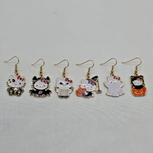 Load image into Gallery viewer, Halloween Hello Kitty Earrings
