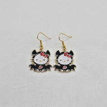 Load image into Gallery viewer, Halloween Hello Kitty Earrings
