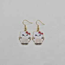Load image into Gallery viewer, Halloween Hello Kitty Earrings
