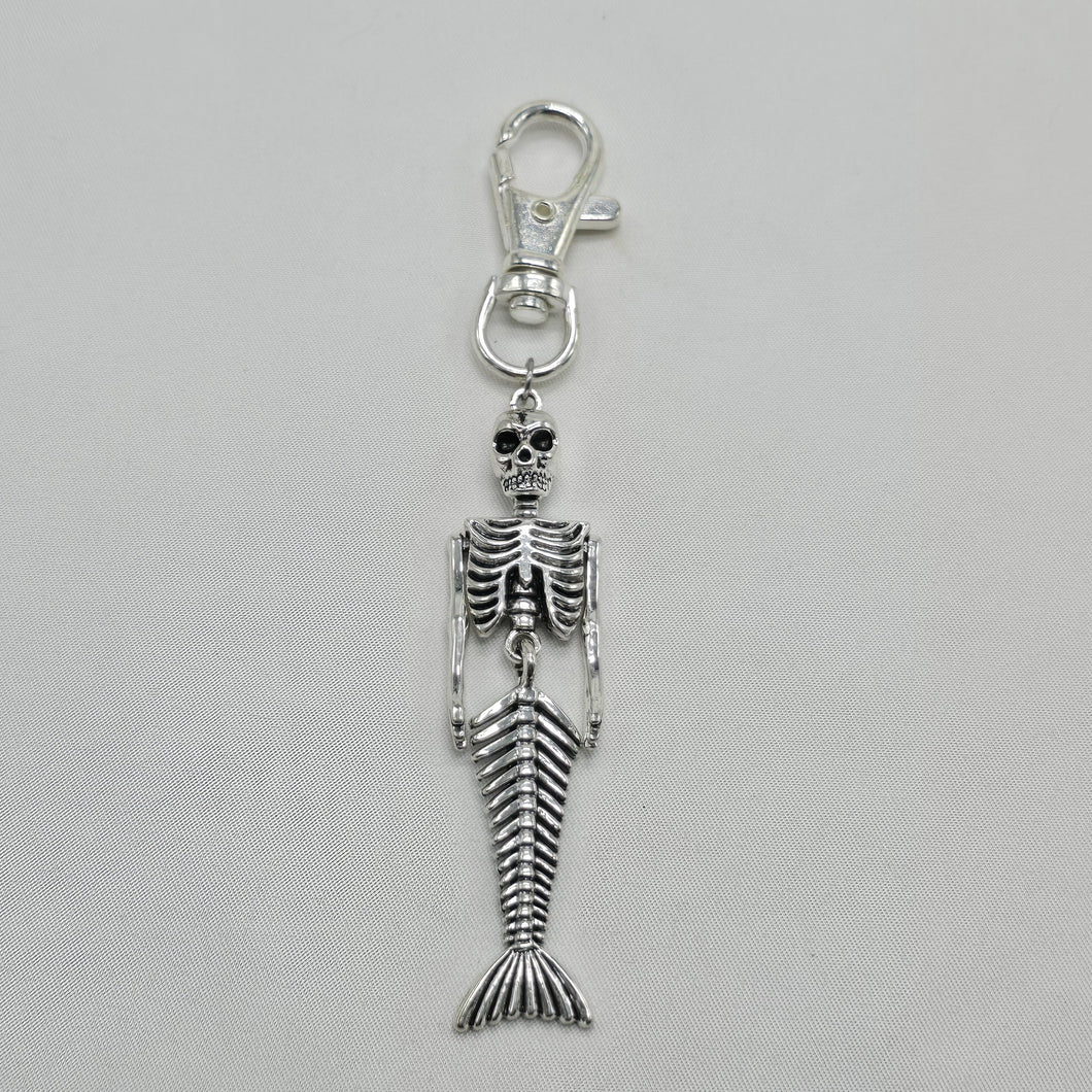 Skelly Mermaid Keychain