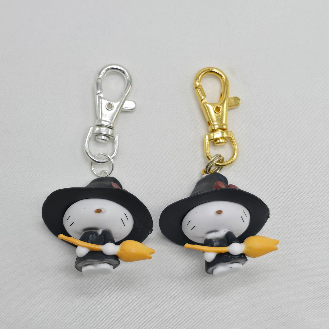 Kitty Witch Keychain