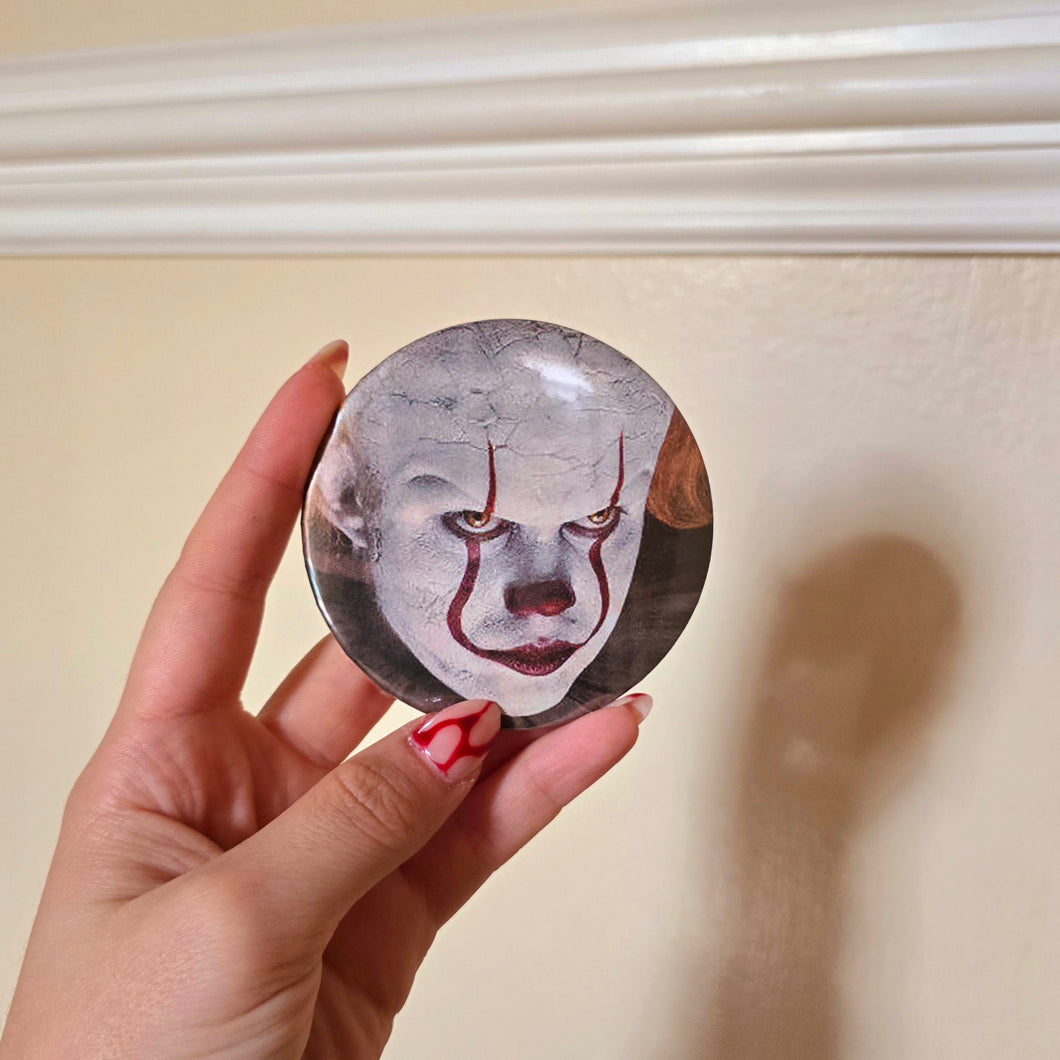 Horror Button Pin