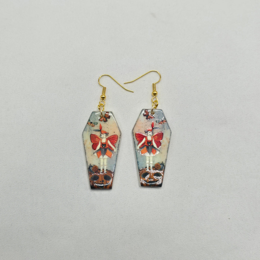 Coffin Earrings