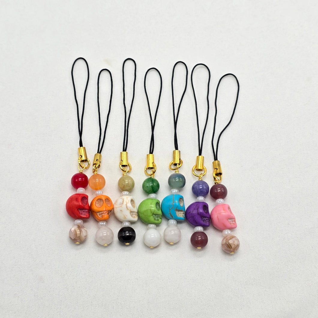 Skull Phone Charms