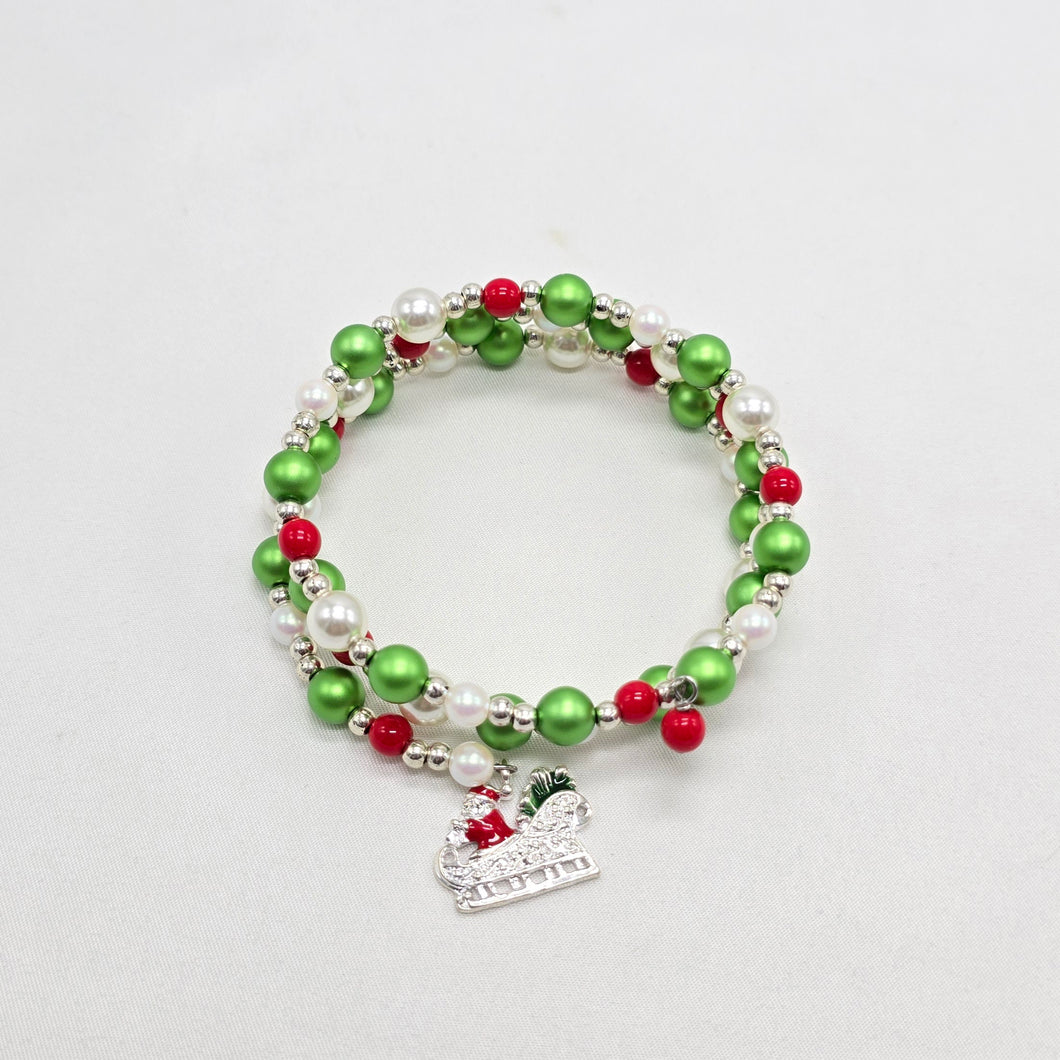 Christmas Wrap Bracelet