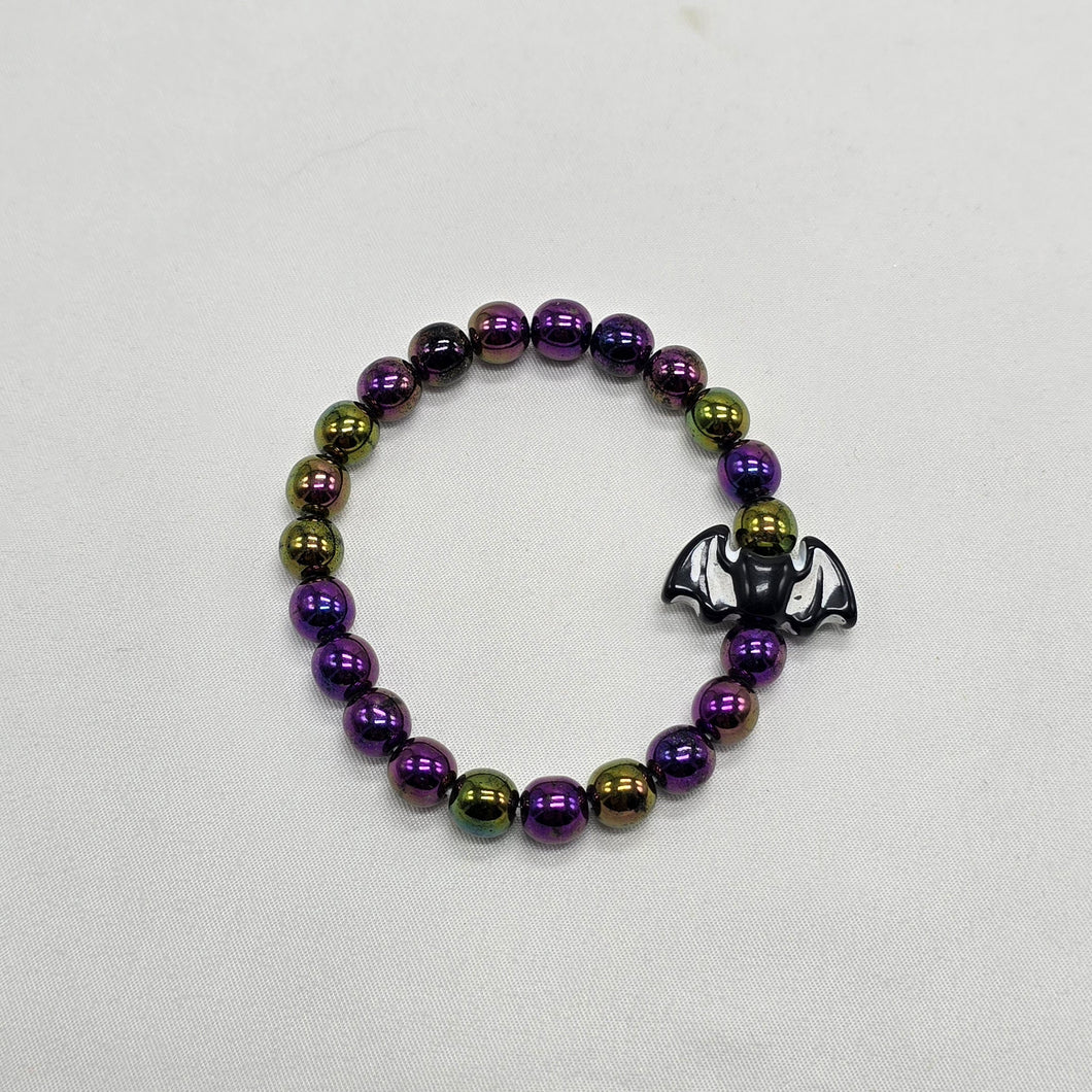 Iris Purple Bat Bracelet