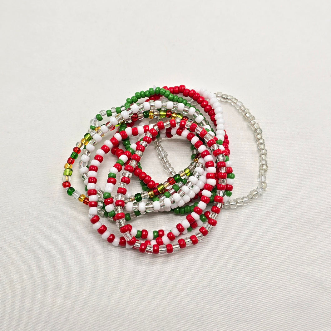 Christmas Bracelet Stack