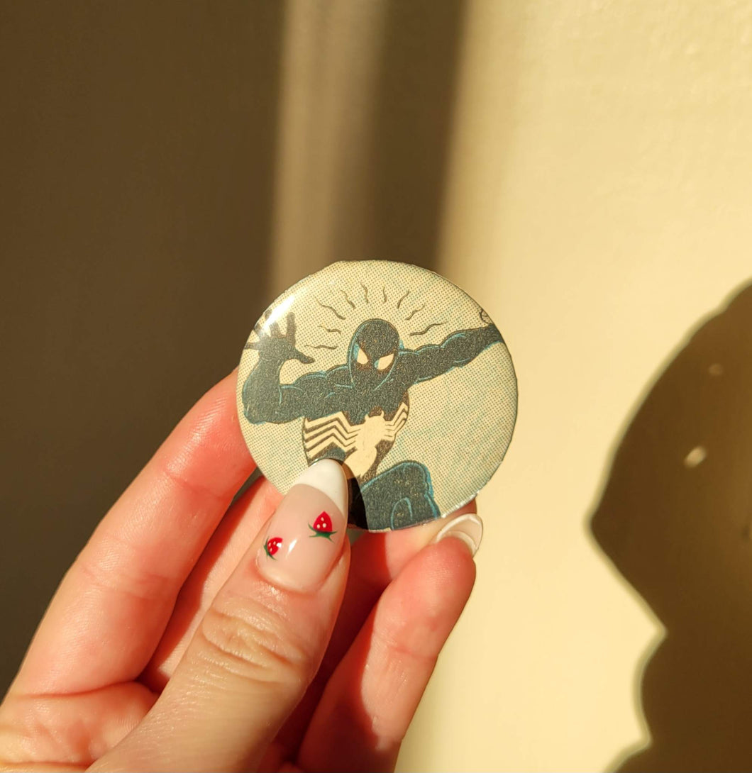 Super Hero Button Pin