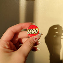 Load image into Gallery viewer, Lego Button Pin
