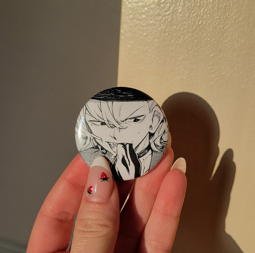 Vampire Chuuya Button Pin