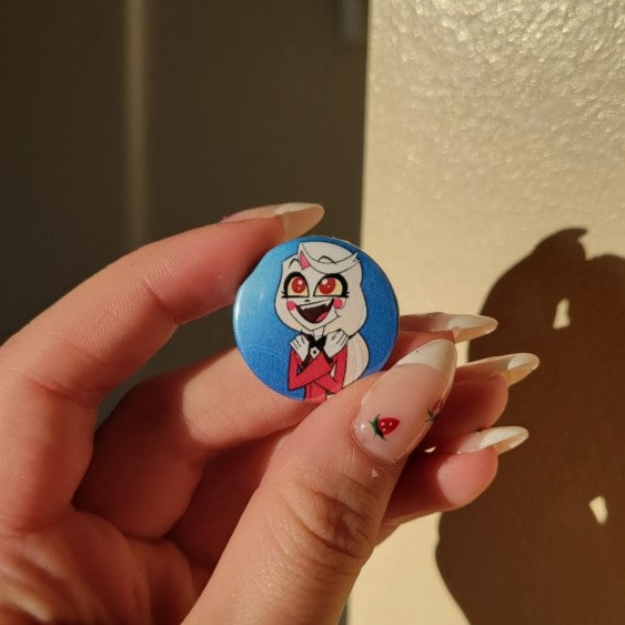 Charlie Button Pin