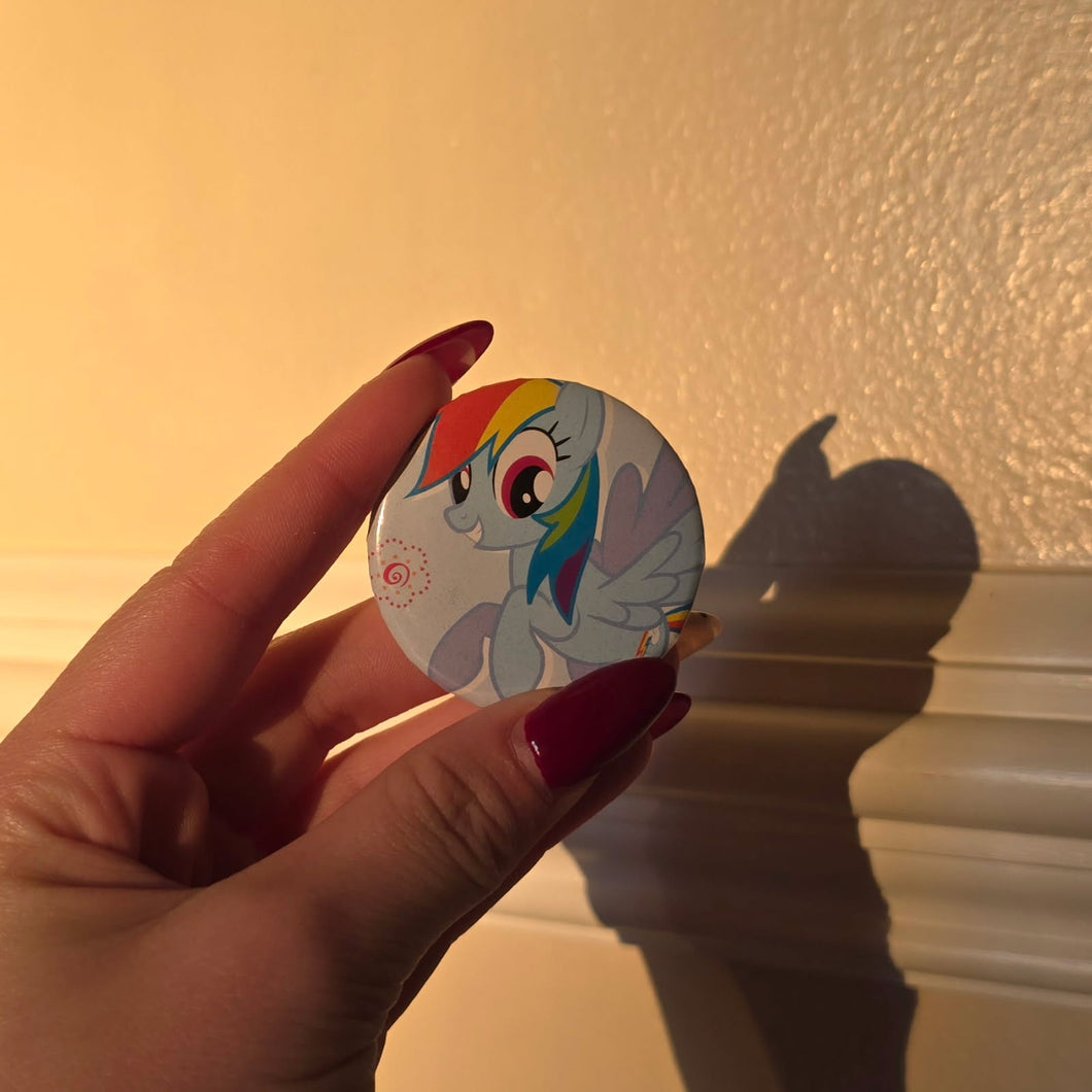 Pony Button Pin