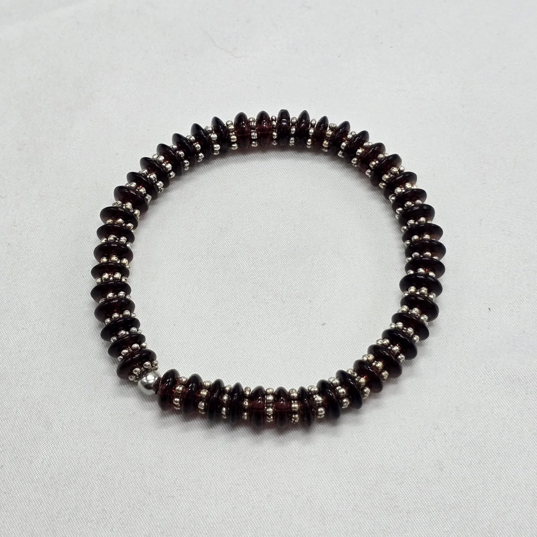 Purple Glass Bracelet
