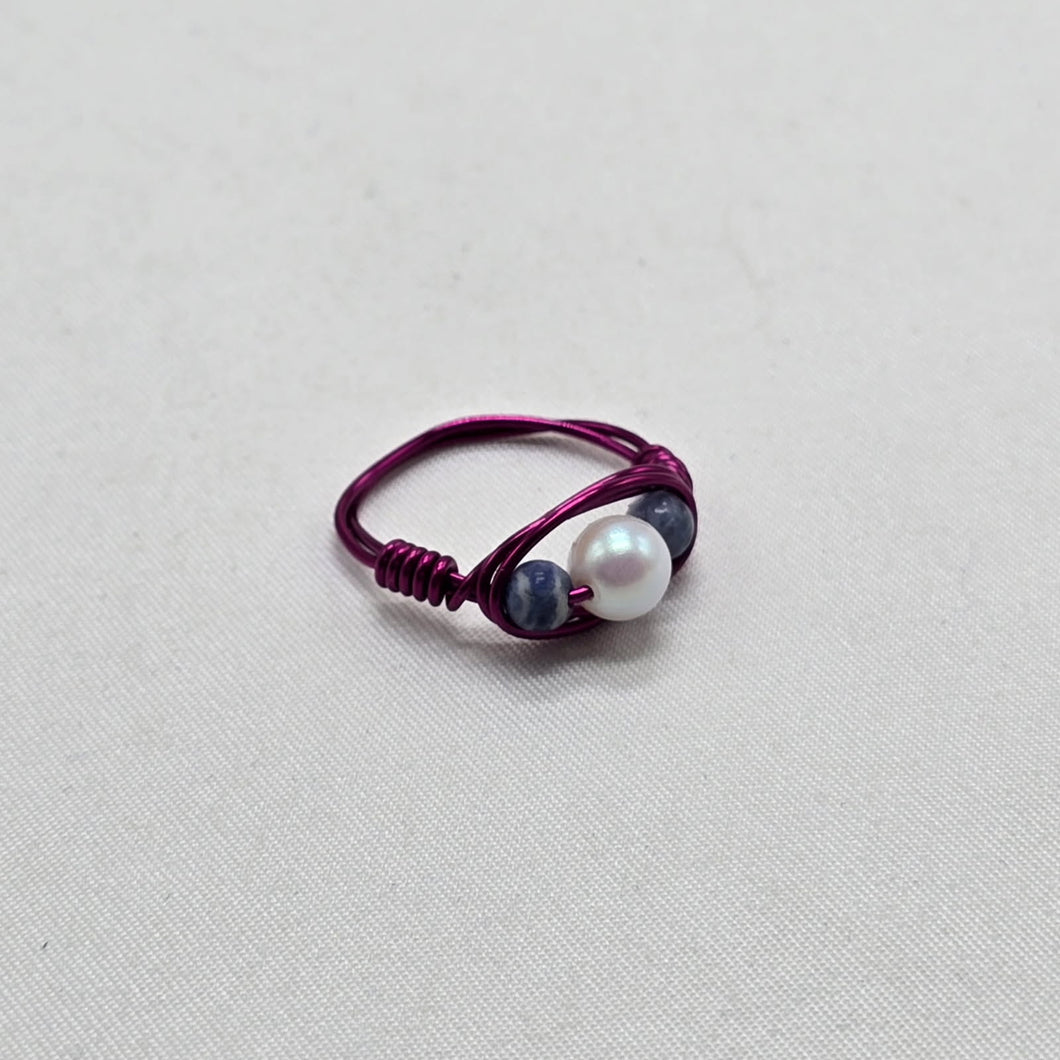 Pink Wire Ring
