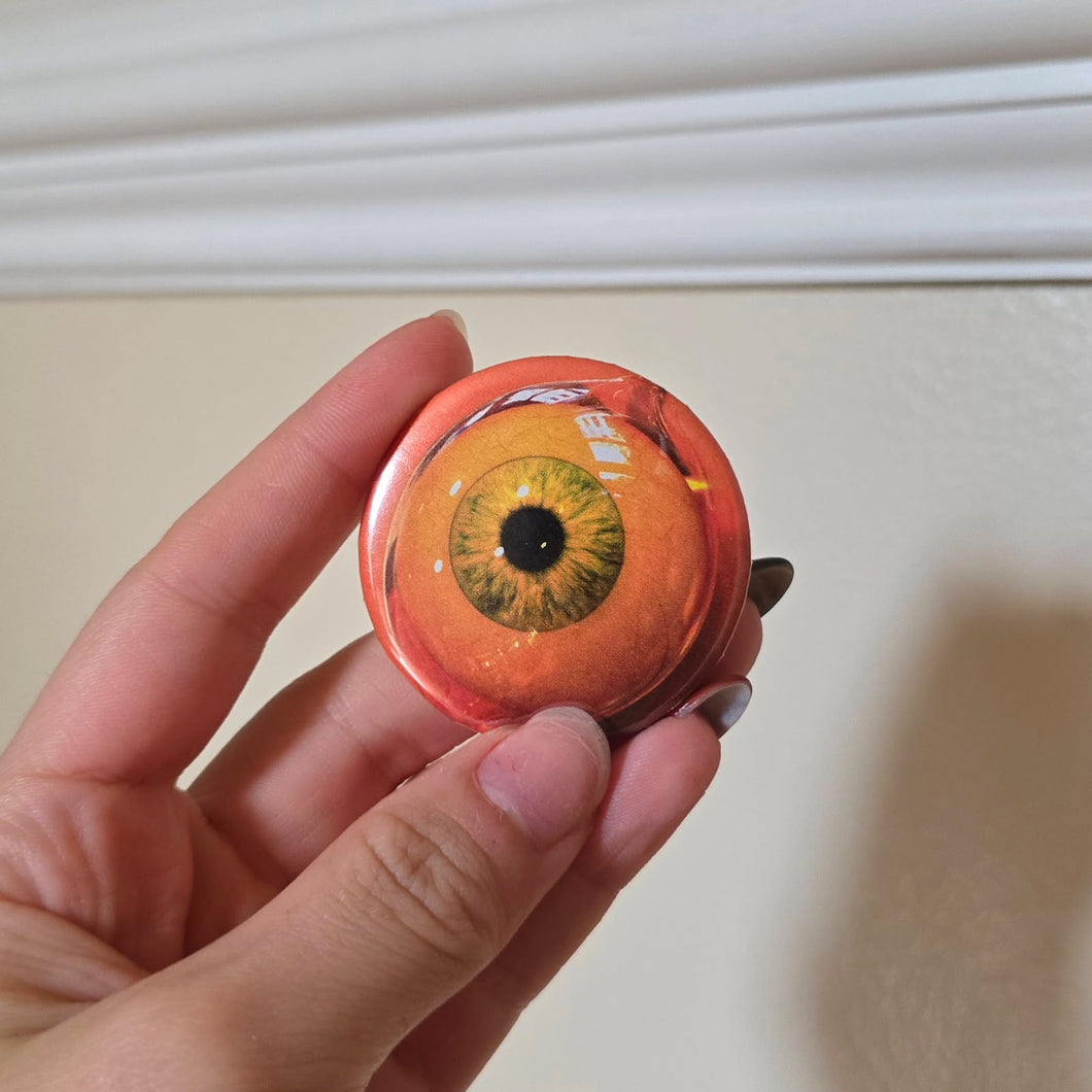 Eyeball Button Pin
