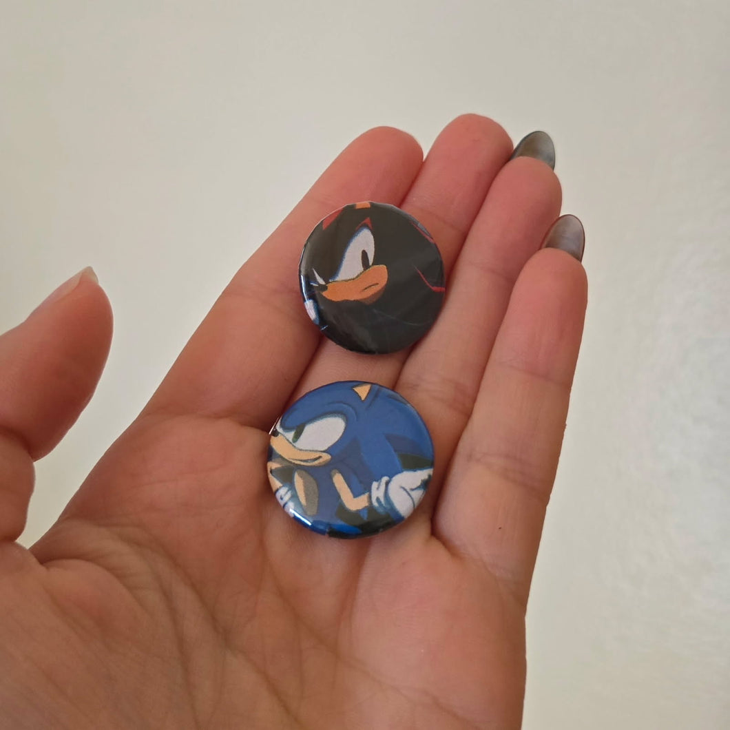 Hedgehogs Button Pin Set