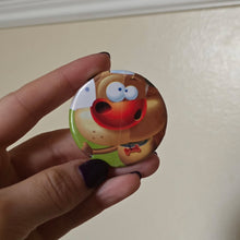 Load image into Gallery viewer, Bite Sized Dog Button Pin
