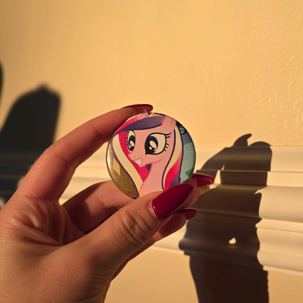 Pony Button Pin