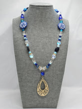 Load image into Gallery viewer, Vision in Blue Necklace
