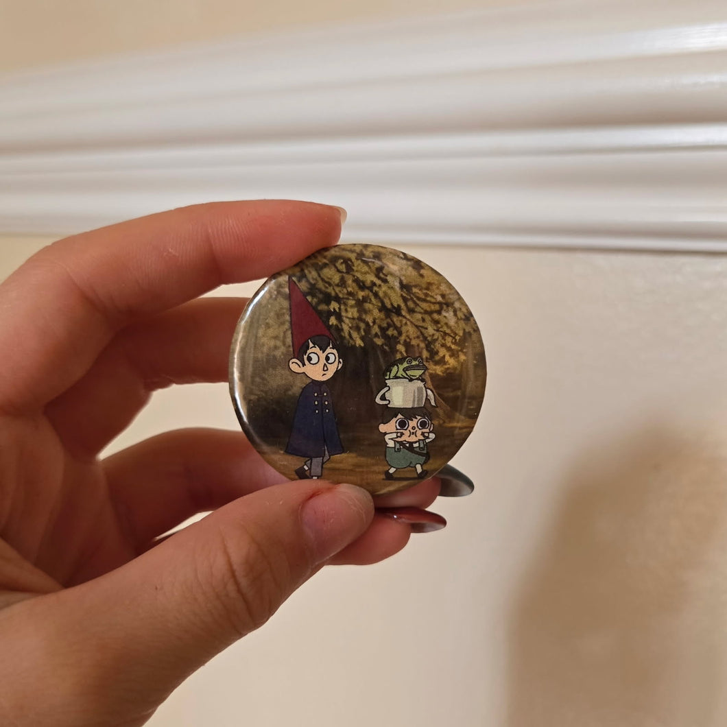Lost in the Woods Button Pin