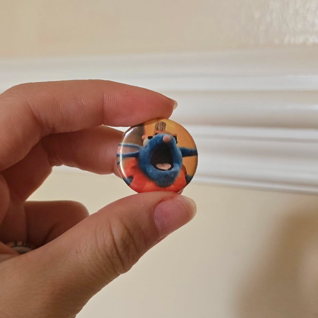 Pumpkin Tutter Button Pin