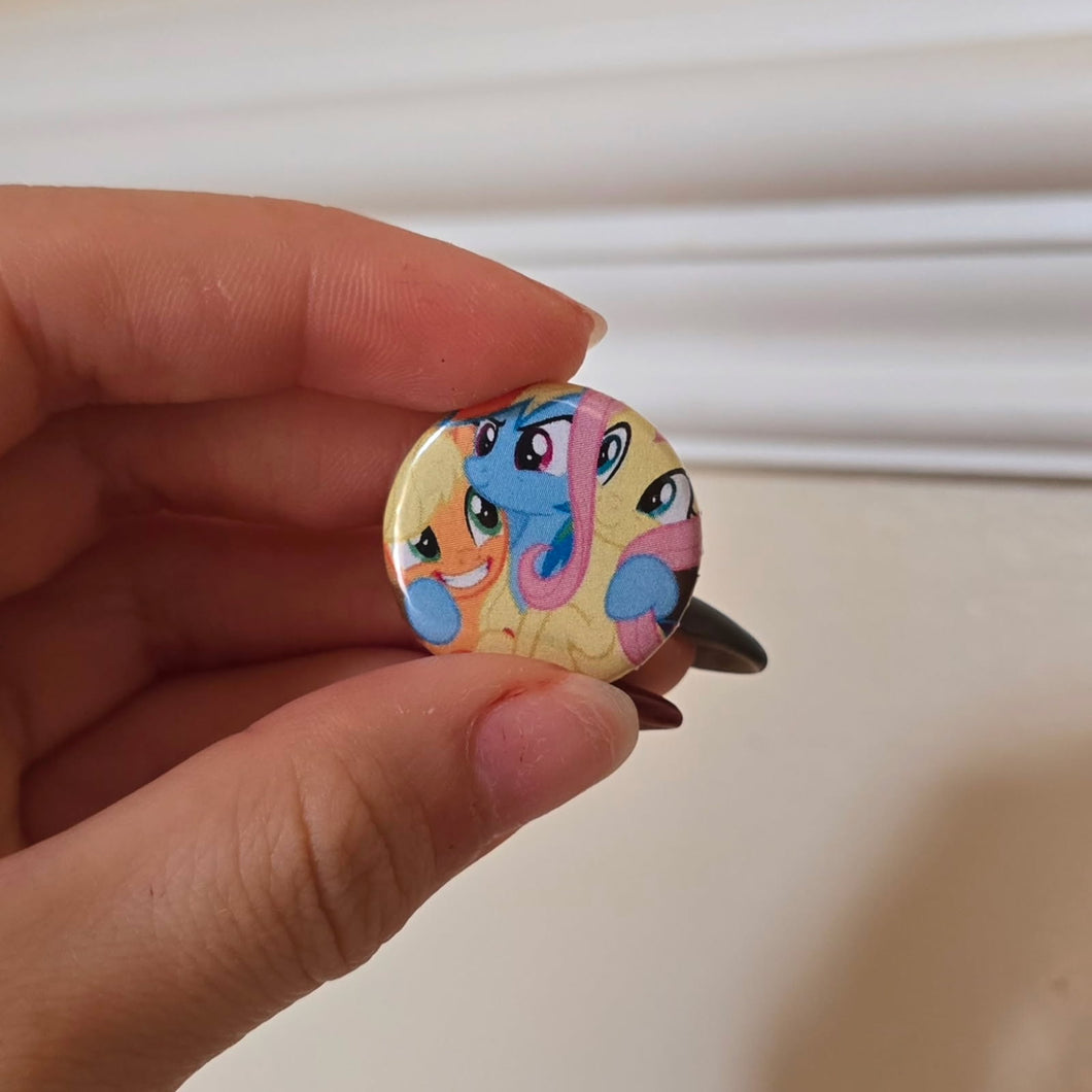 Power of Friendship Button Pin