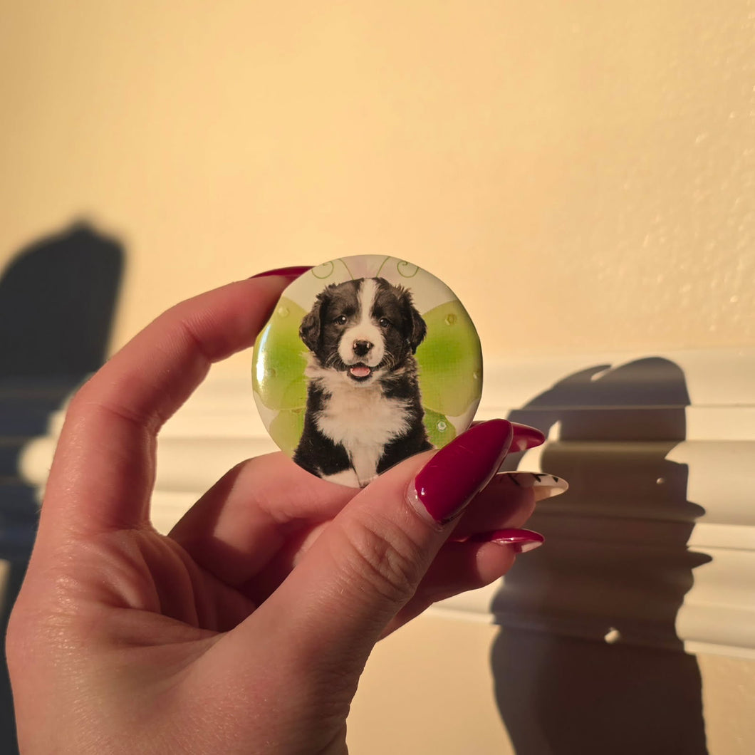 Dog Button Pin