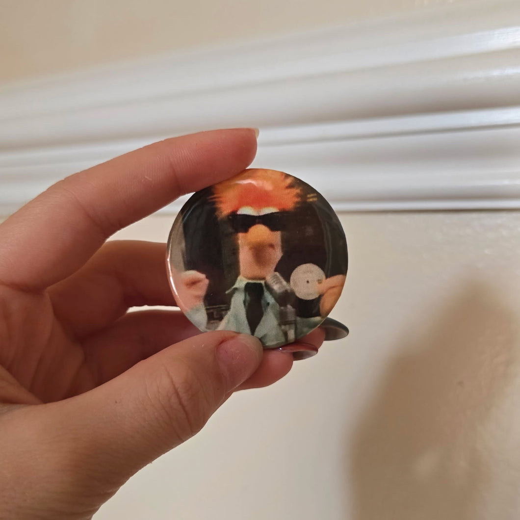 Beaker Button Pin