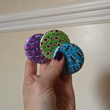 Load image into Gallery viewer, Monster Wrapper Button Pin
