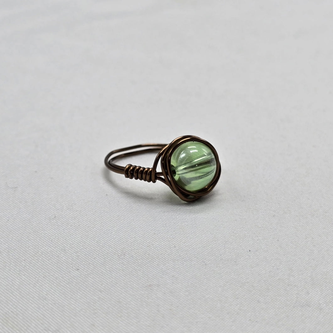 Glass Stone Ring